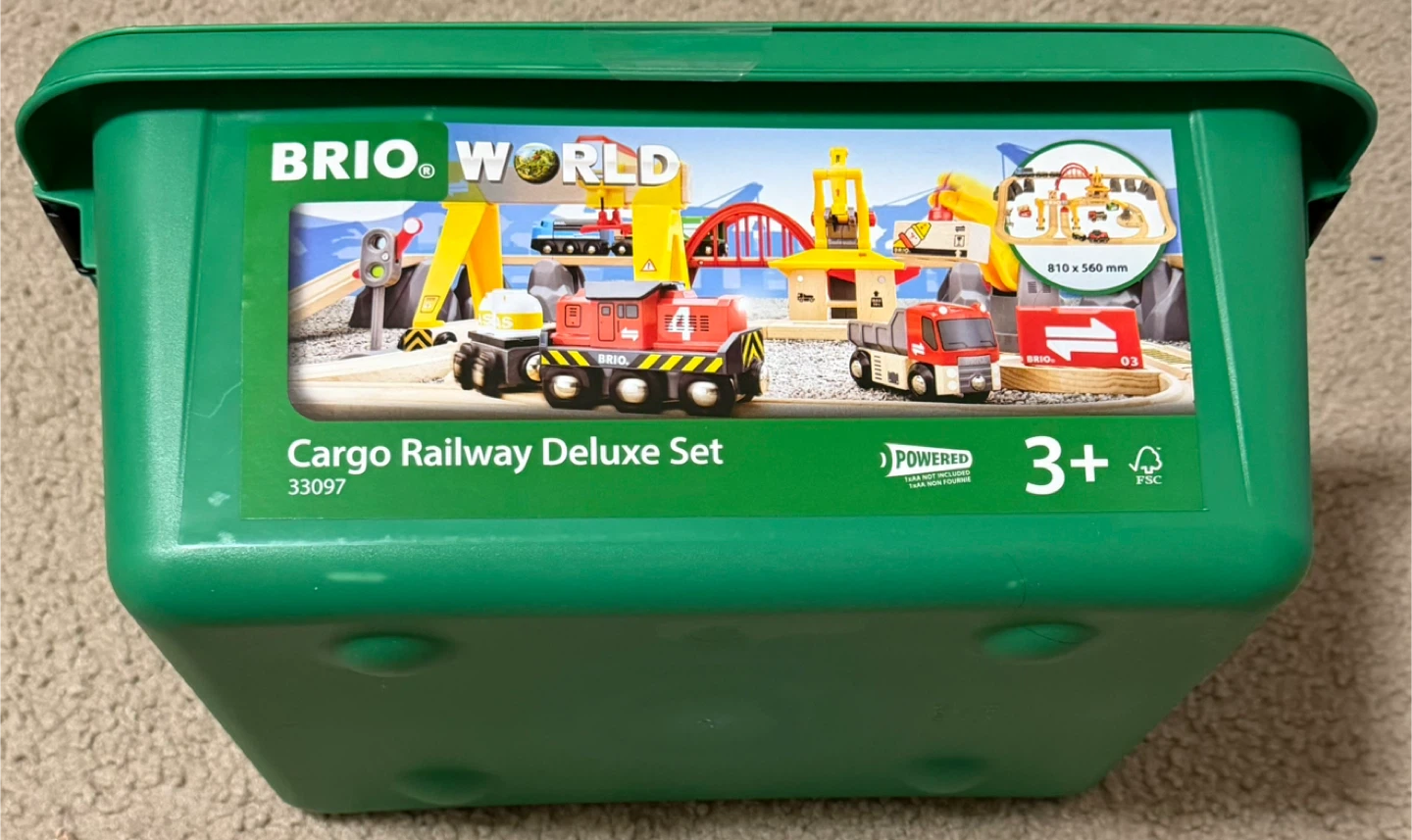 BRIO World Cargo Railway Deluxe Set 33097