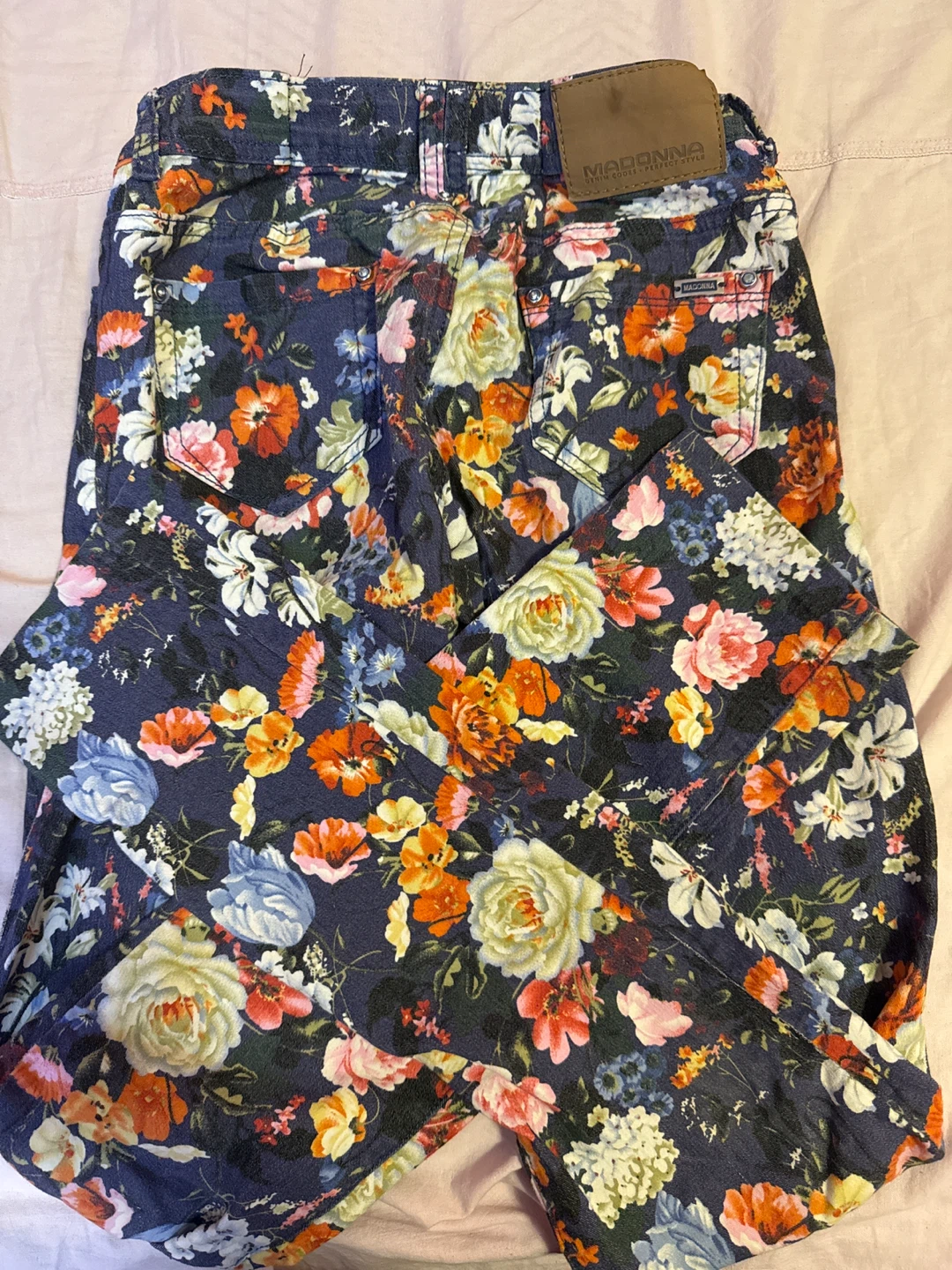 Madonna Floral Print Jeans - Size 26 - photo 3
