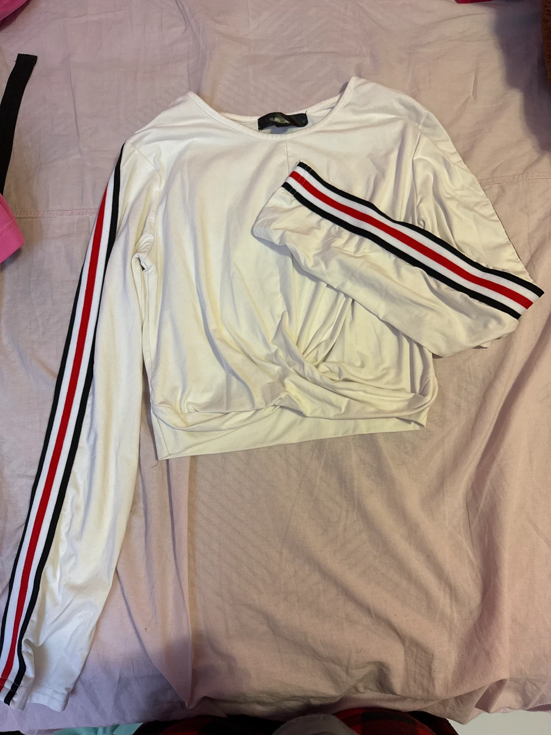 White Long Sleeve Top - photo 2