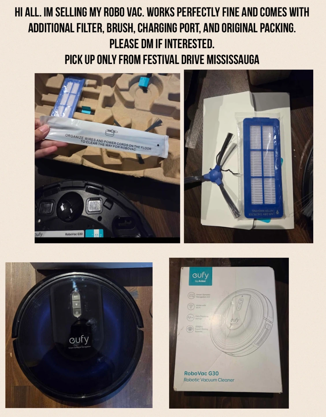 Eufy RoboVac G30 Robotic Vacuum Cleaner