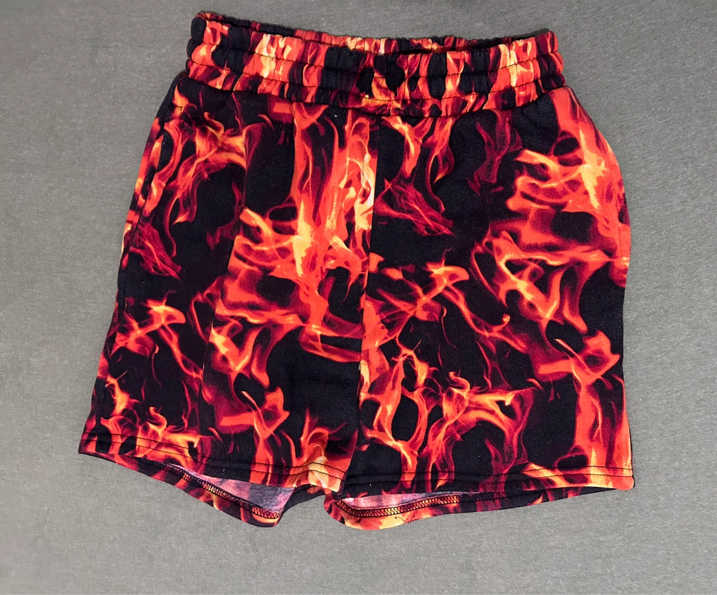 Streetwear Society Flame Shorts - Size M/M