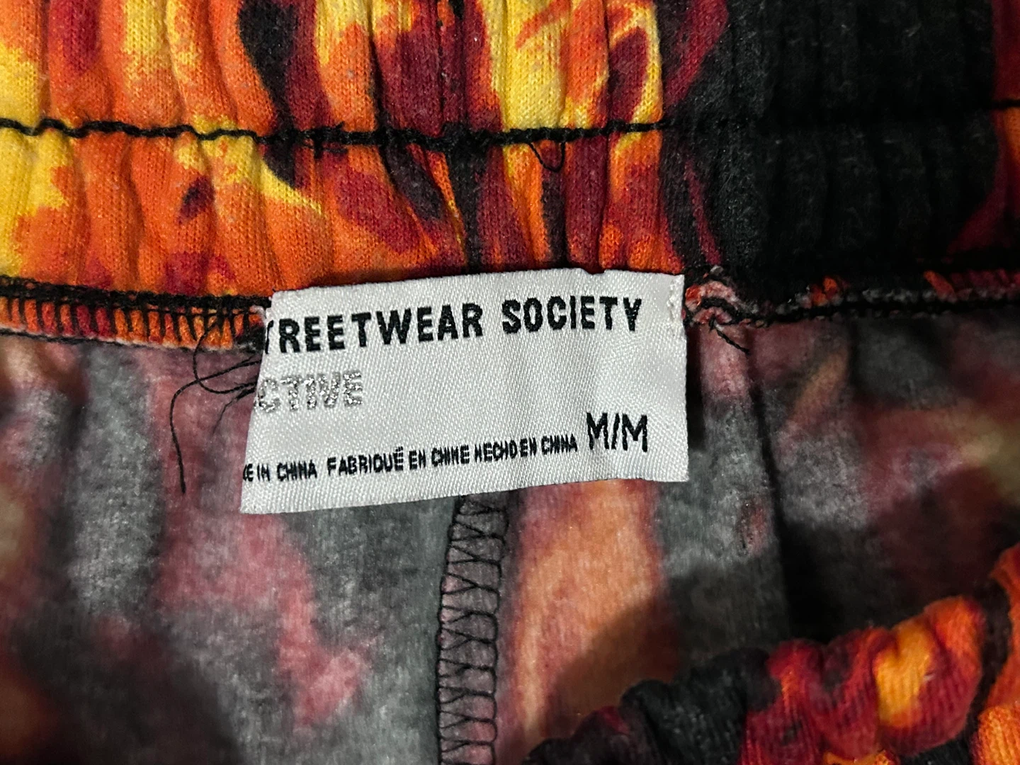 Streetwear Society Flame Shorts - Size M/M - photo 3