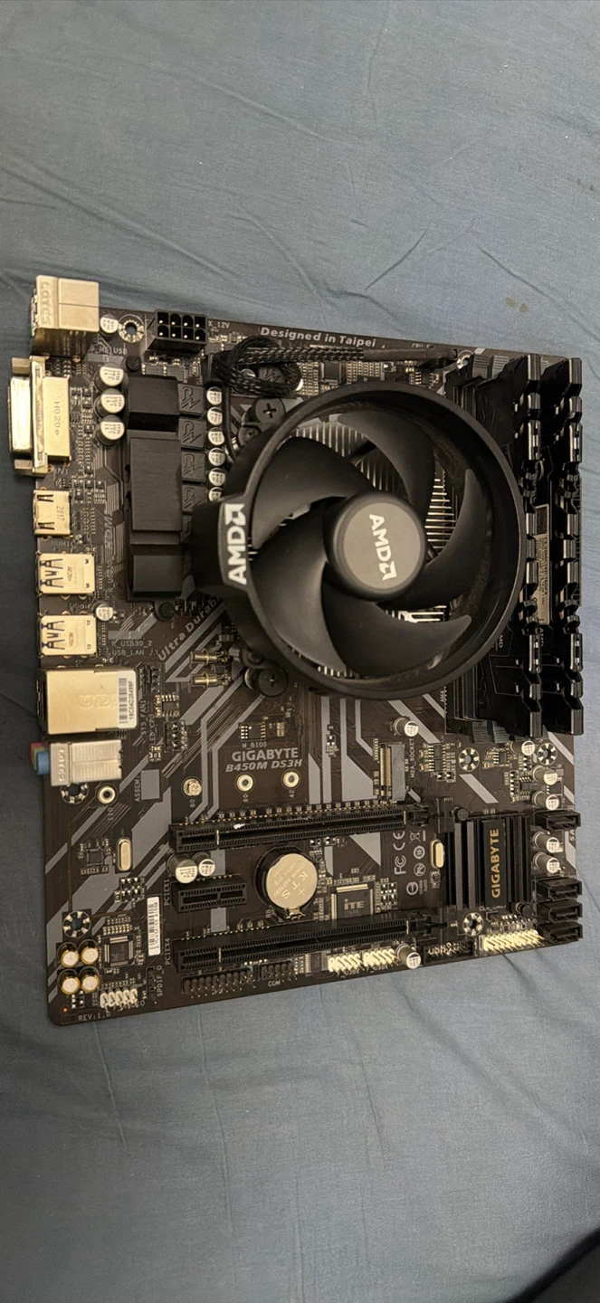 Pre-Owned AM4 Build Kit – Ryzen 5 5600X, B450M board, 16Gb RAM
