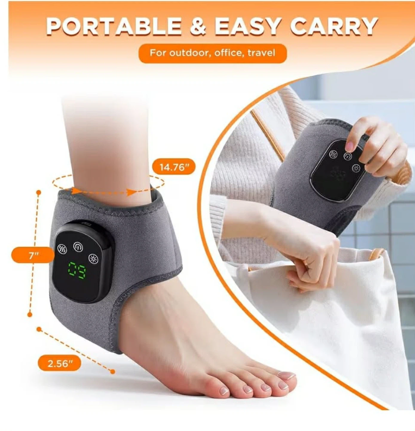 Ankle Brace with Heat & Vibration - photo 2