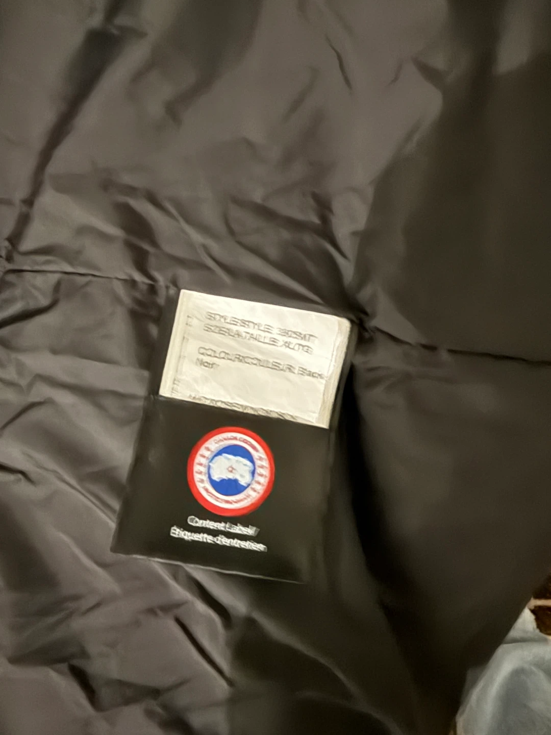 Canada Goose Black Carson Parka, Size XL - photo 5