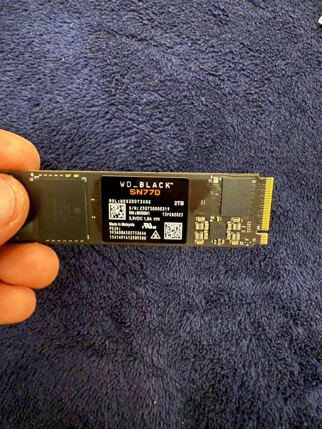 WD Black SN770 NVMe SSD – 2TB