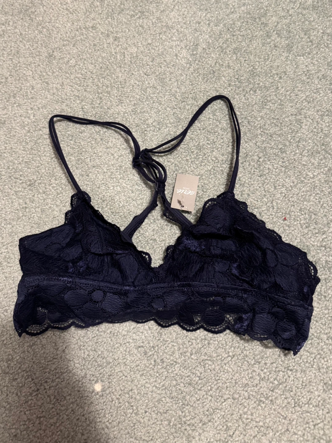 Aerie Navy Lace Bralette - New with Tags