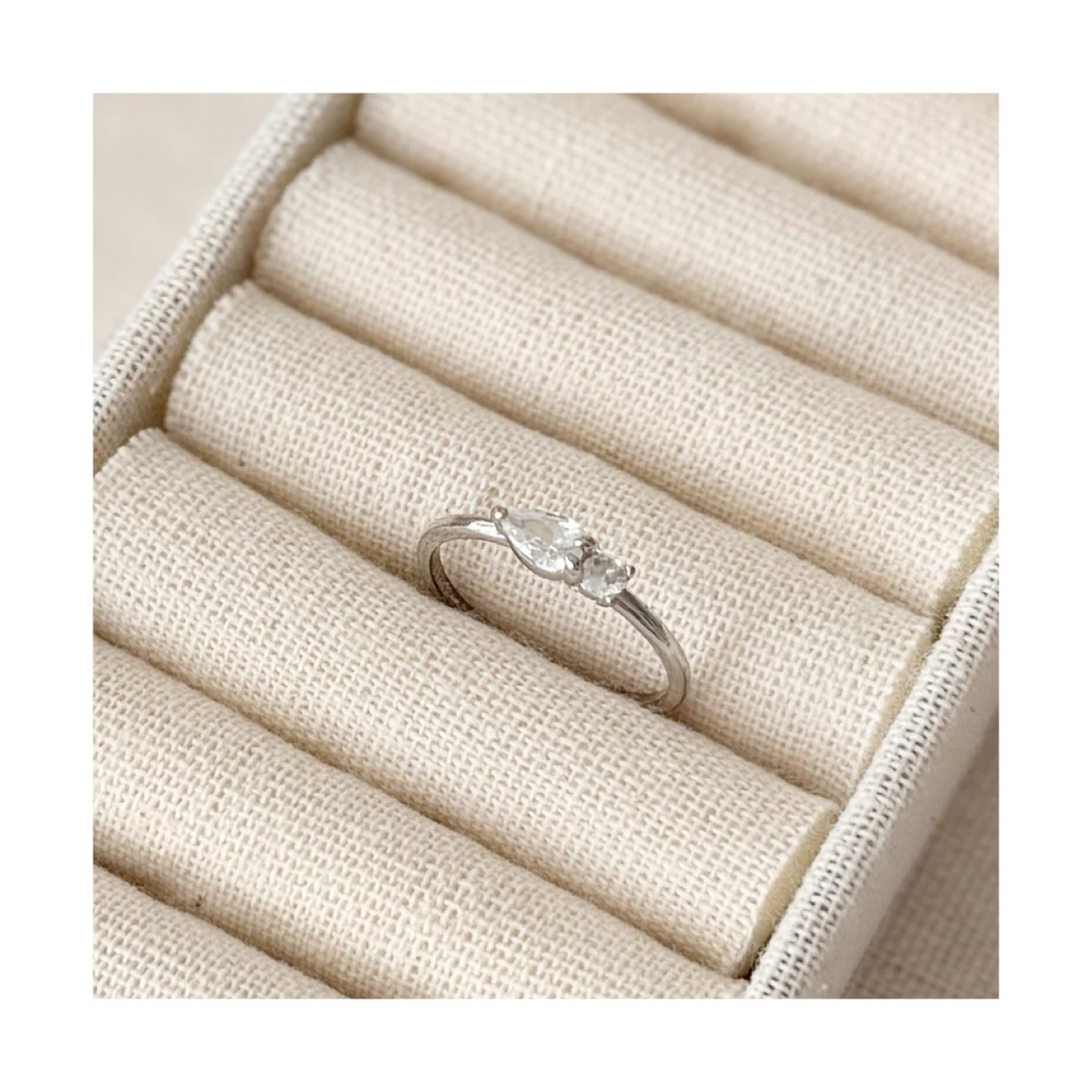Silver Ring with Stones