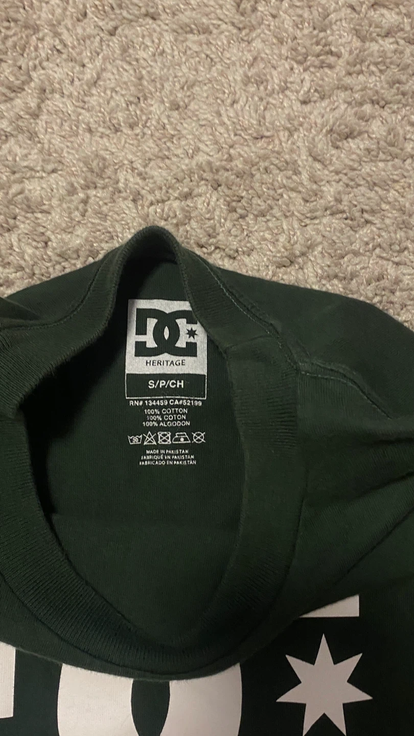 DC Heritage Green T-Shirt Size S - photo 2