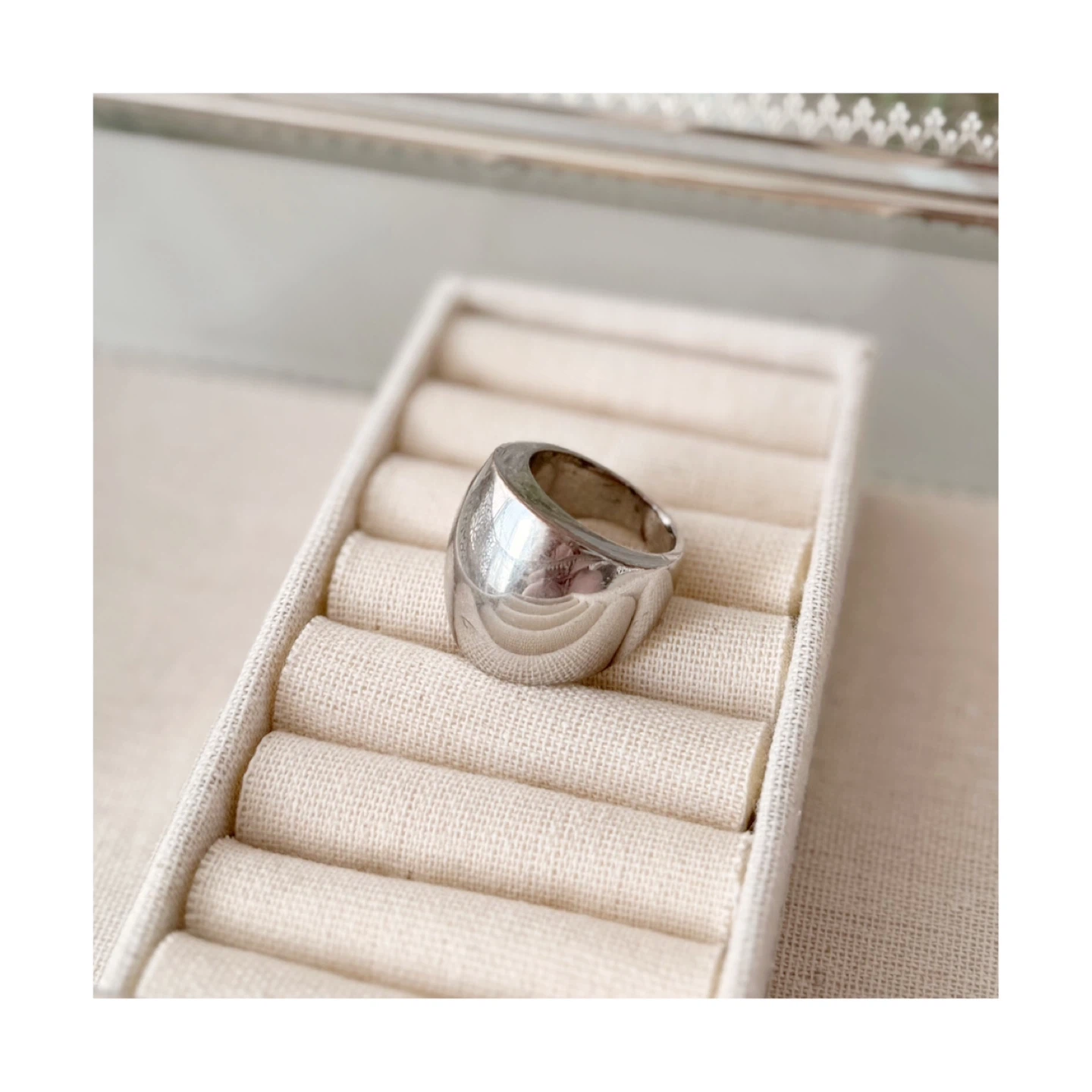Silver Dome Ring
