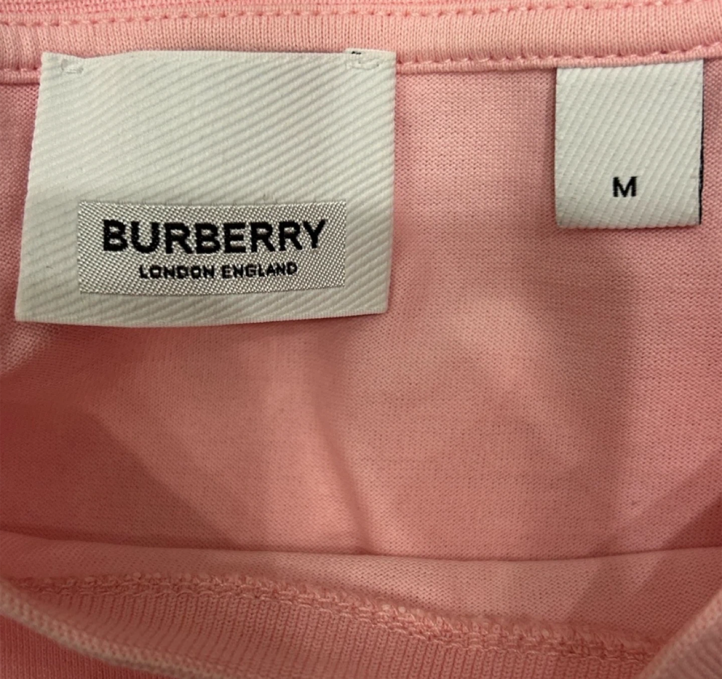 Burberry Pink Deer Graphic T-Shirt - Size M - photo 3