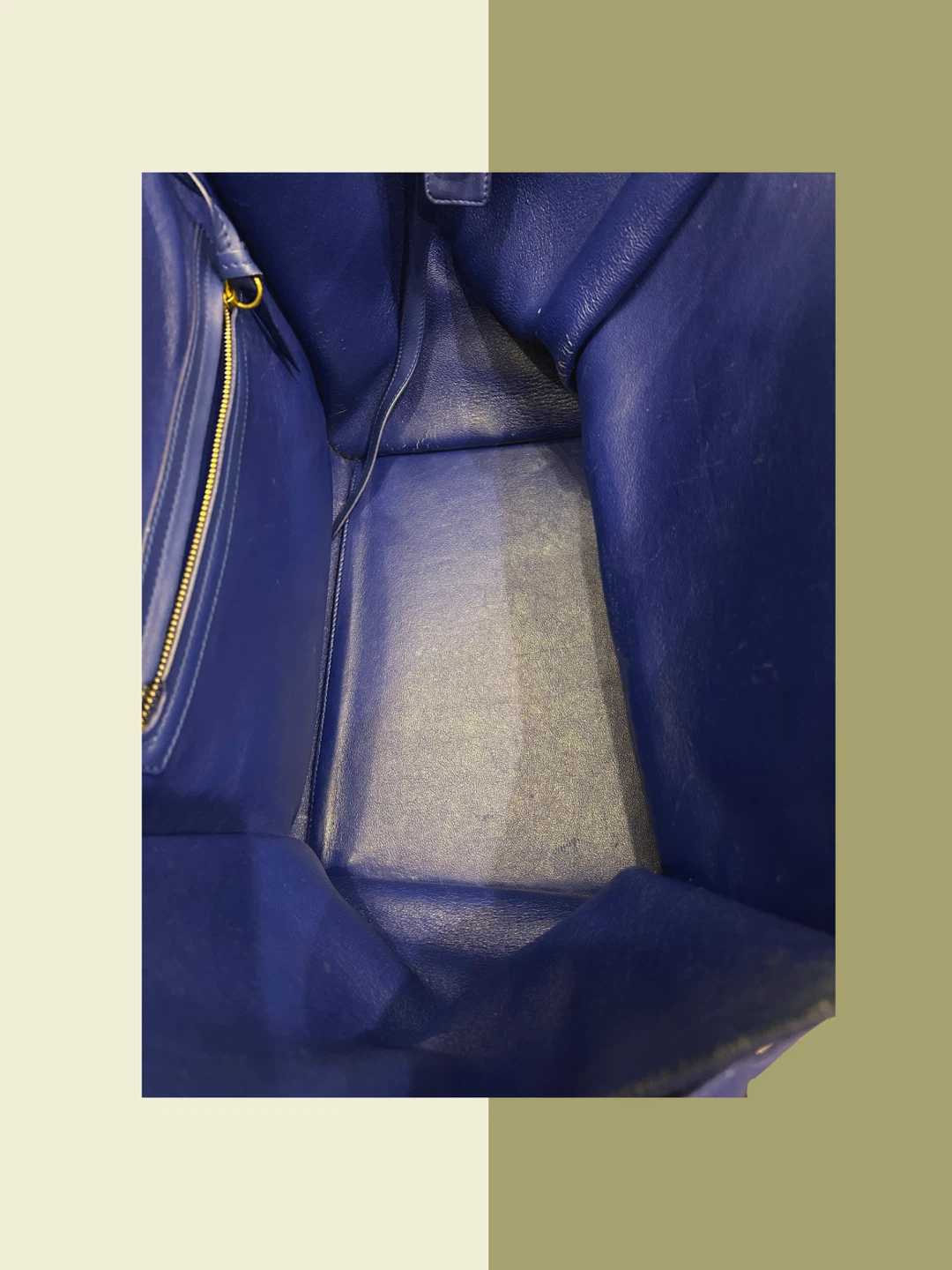 Authentic Celine Suede Leather Handbag - photo 2