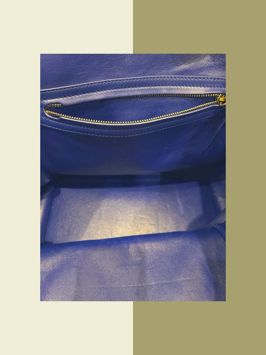 Authentic Celine Suede Leather Handbag - photo 3