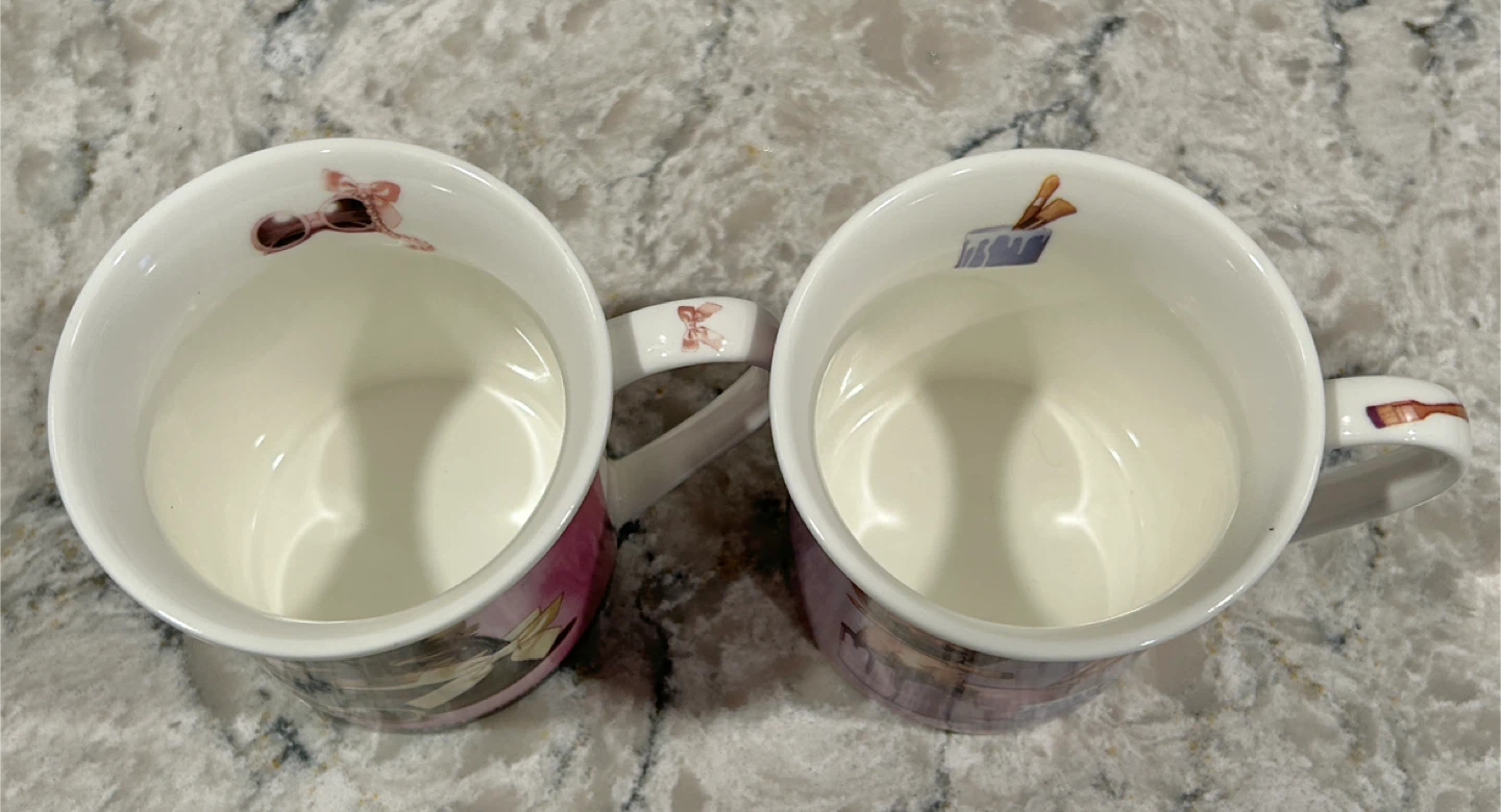 London Home Fine China Puppy Mugs - Set of 2 - photo 2