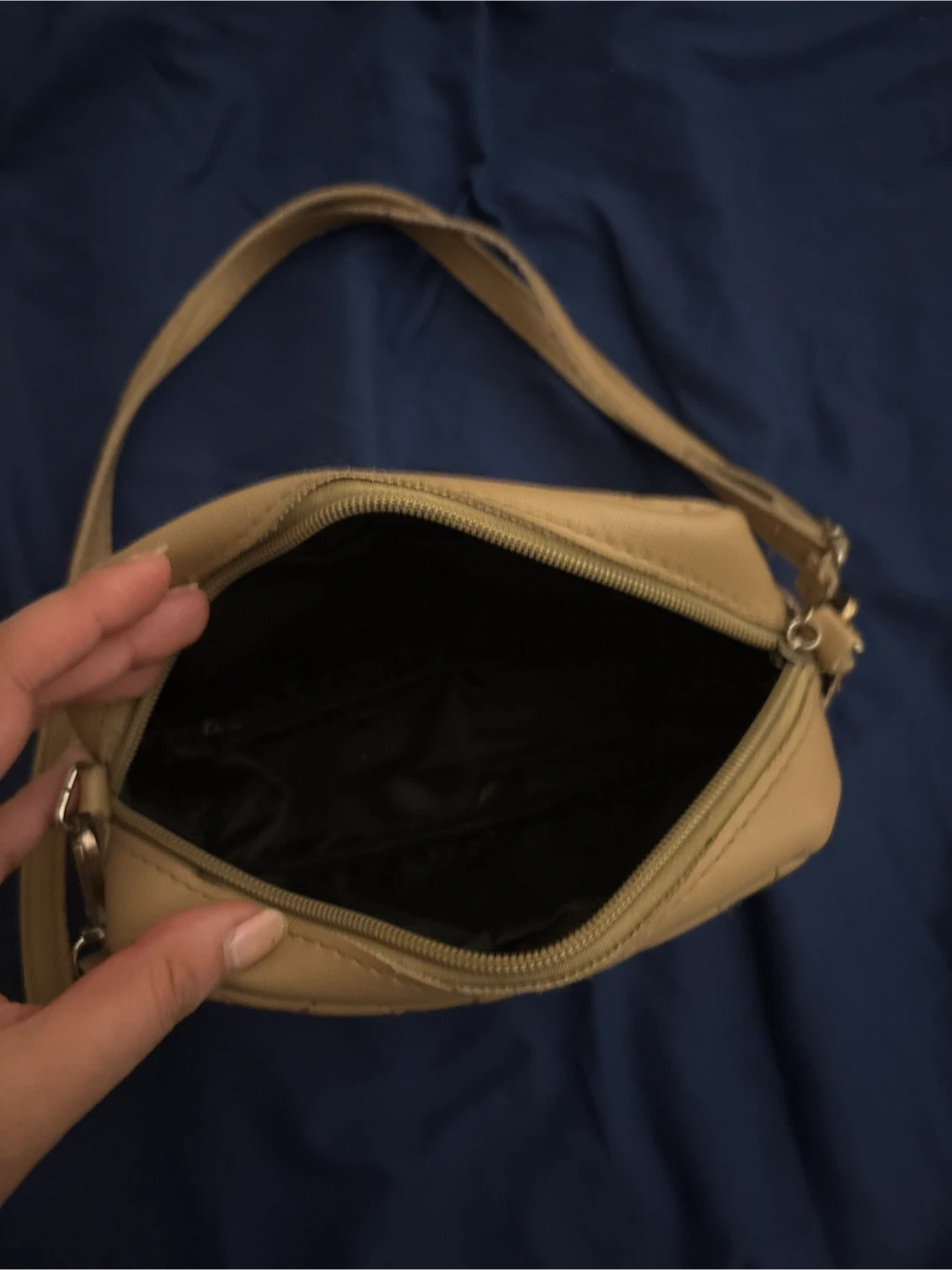 Quilted Crossbody Bag - Beige - photo 2