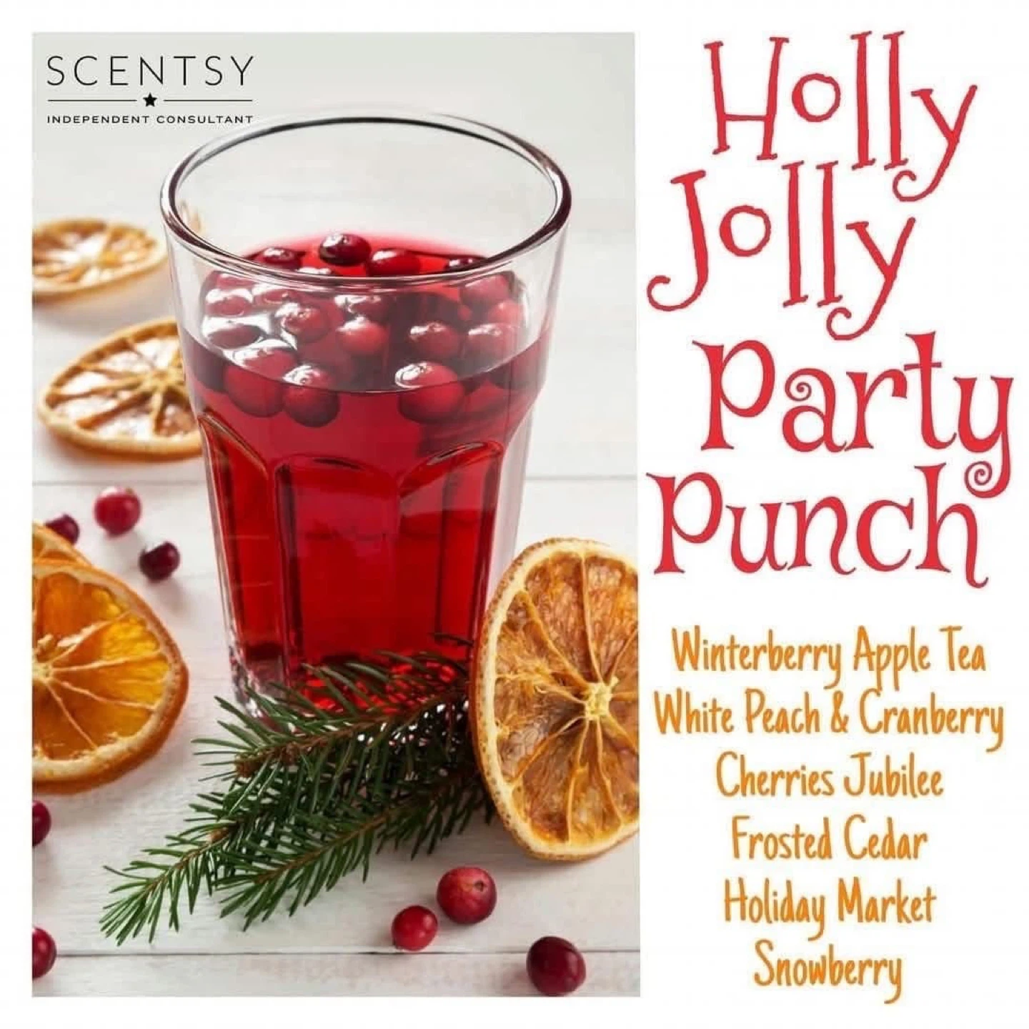 Scentsy Holly Jolly Punch Wax Collection!
