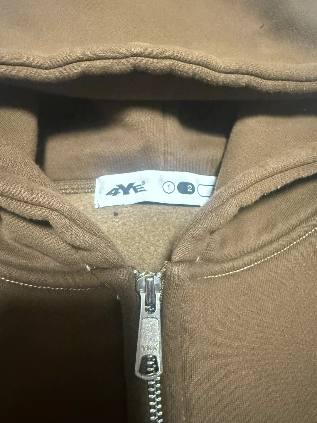 4YE Brown Full Zip Hoodie - photo 3