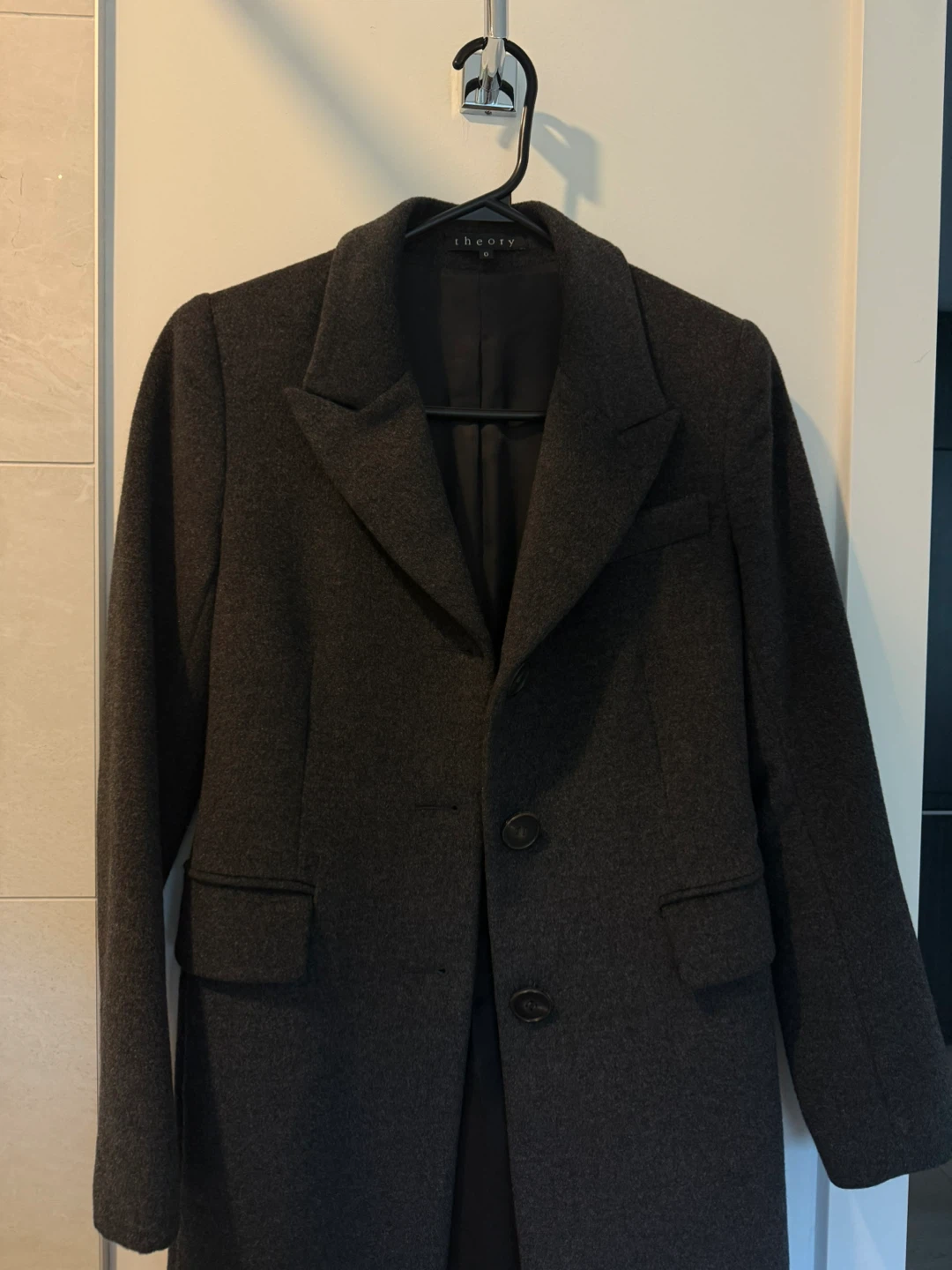 Theory Wool Blend Coat - photo 3