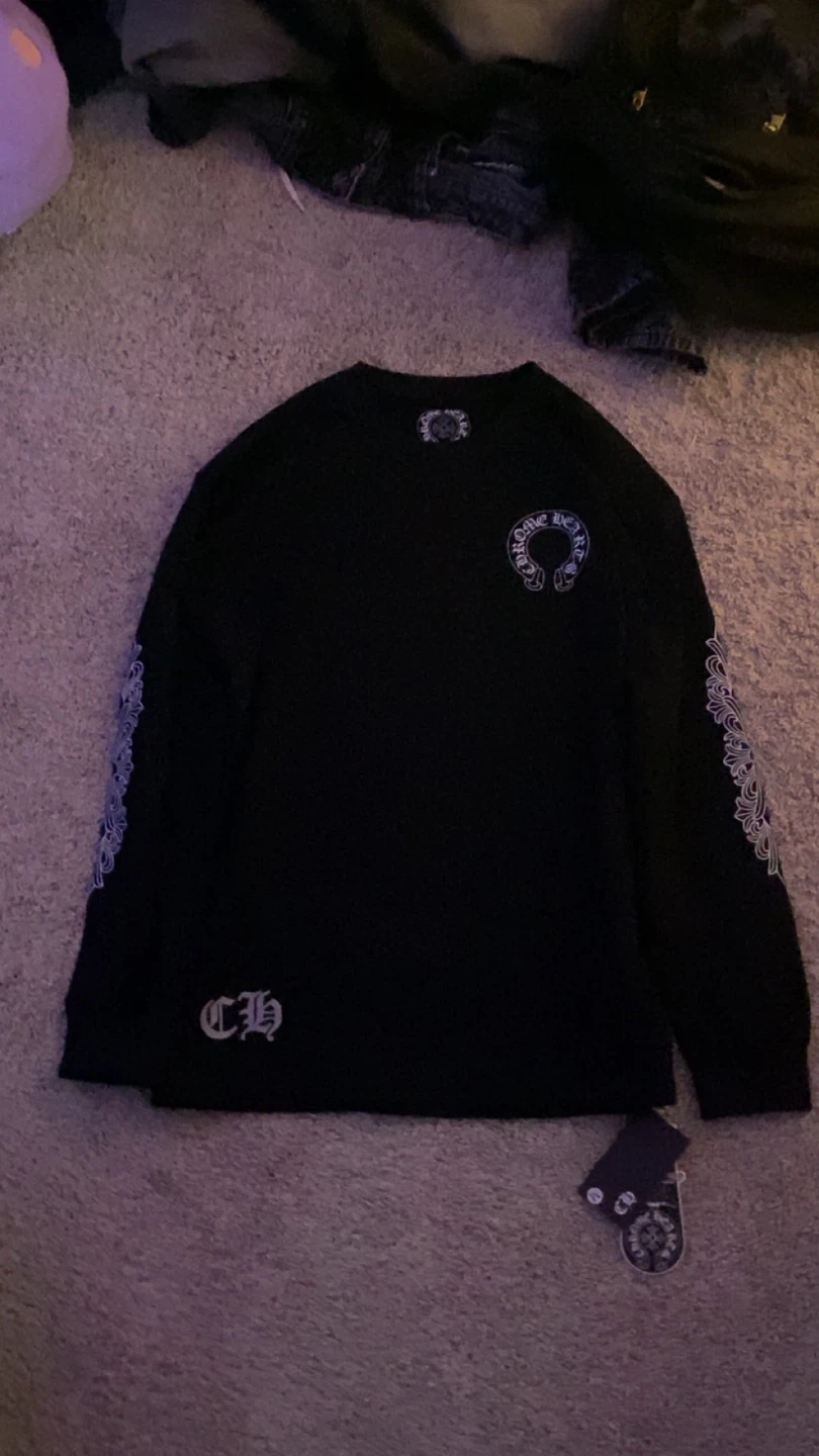Chrome Hearts Black Long Sleeve Shirt