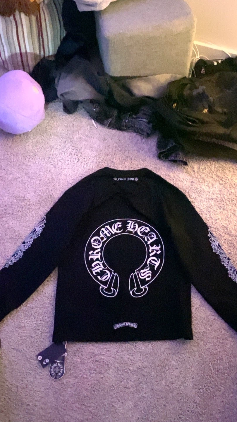Chrome Hearts Black Long Sleeve Shirt - photo 2