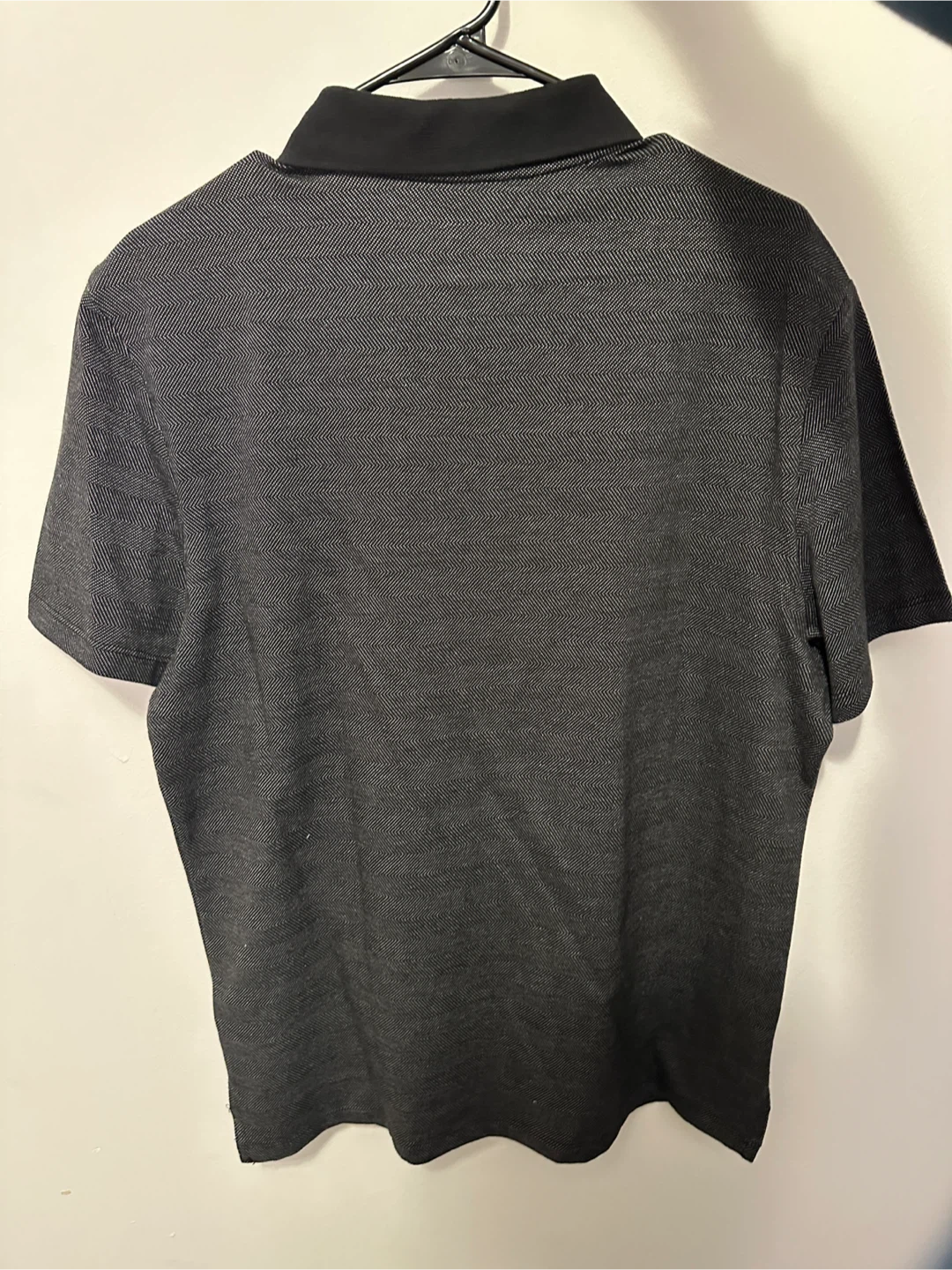 Calvin Klein Tech Pique Zip Polo Shirt - Size Medium - photo 2