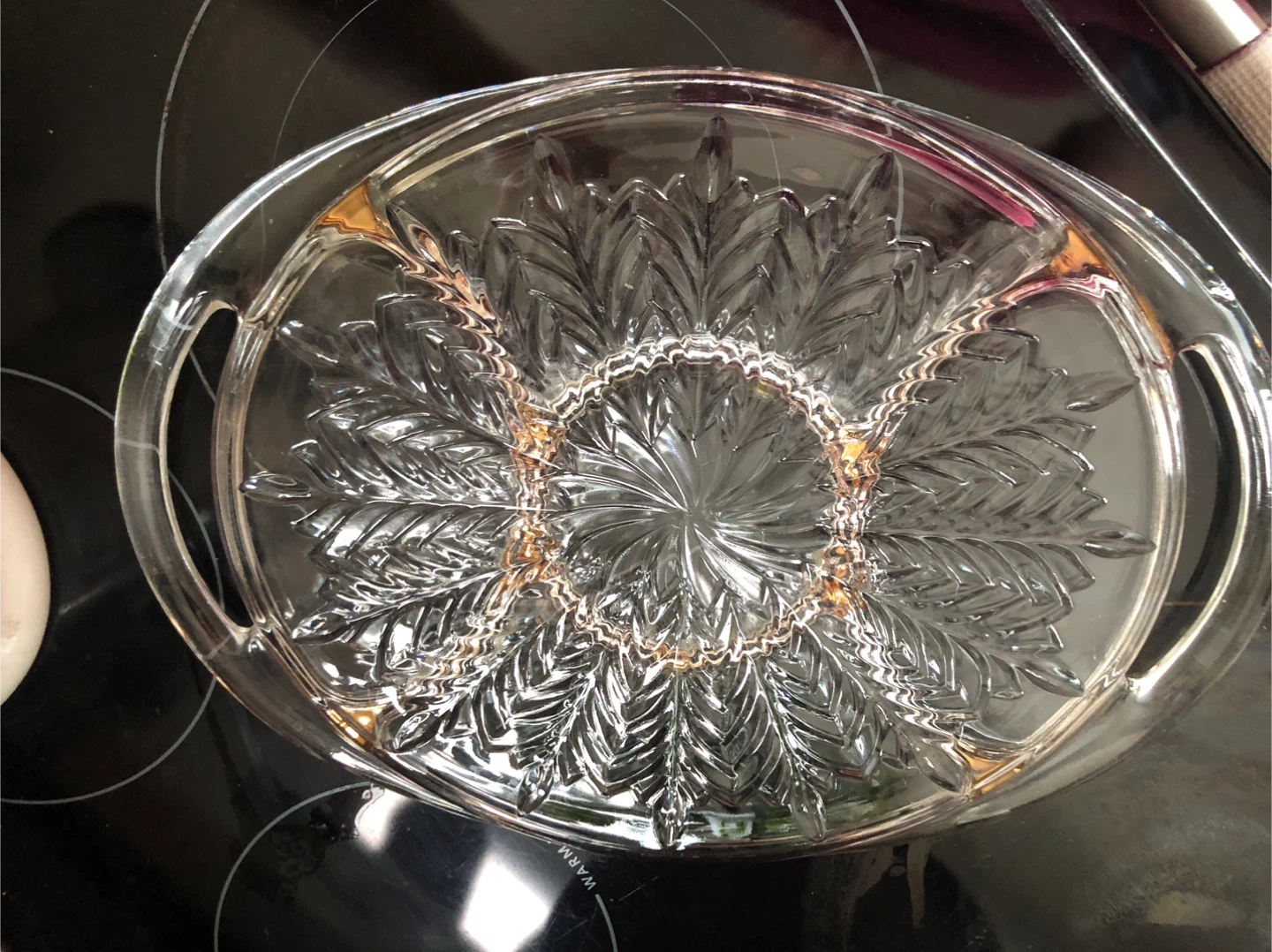 Vintage 1950’s Jeannette Glass Sectioned Relish Serving Tray - photo 2