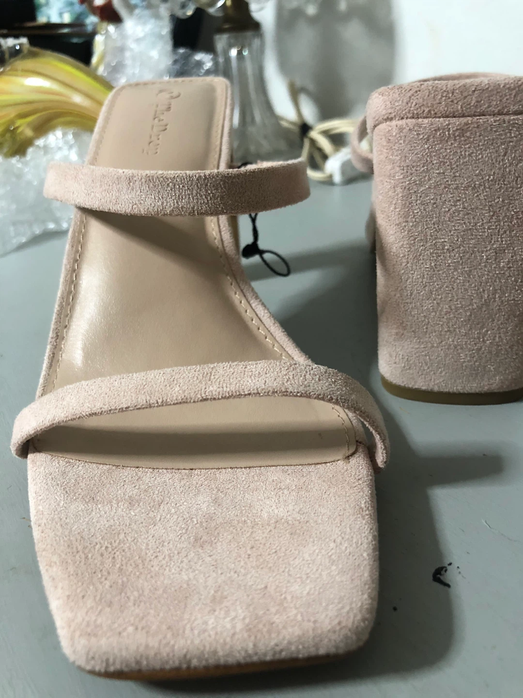The Drop womens  Toe Two Strap Sandal