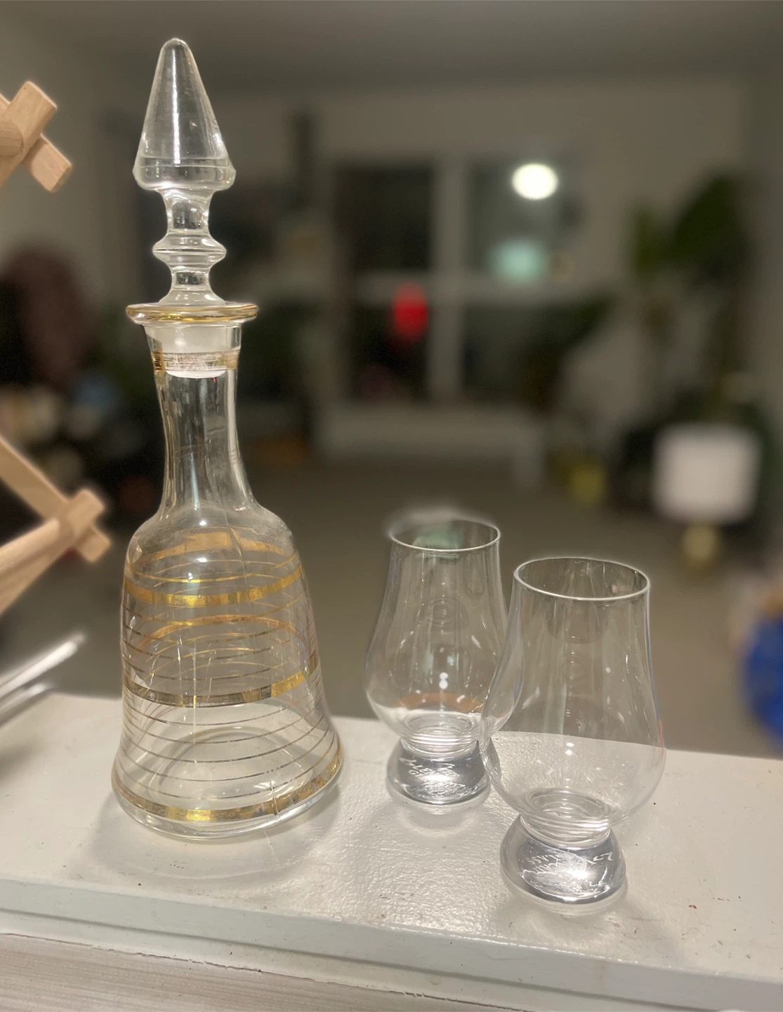 Vintage Whiskey Decanter Set with Glasses - photo 3