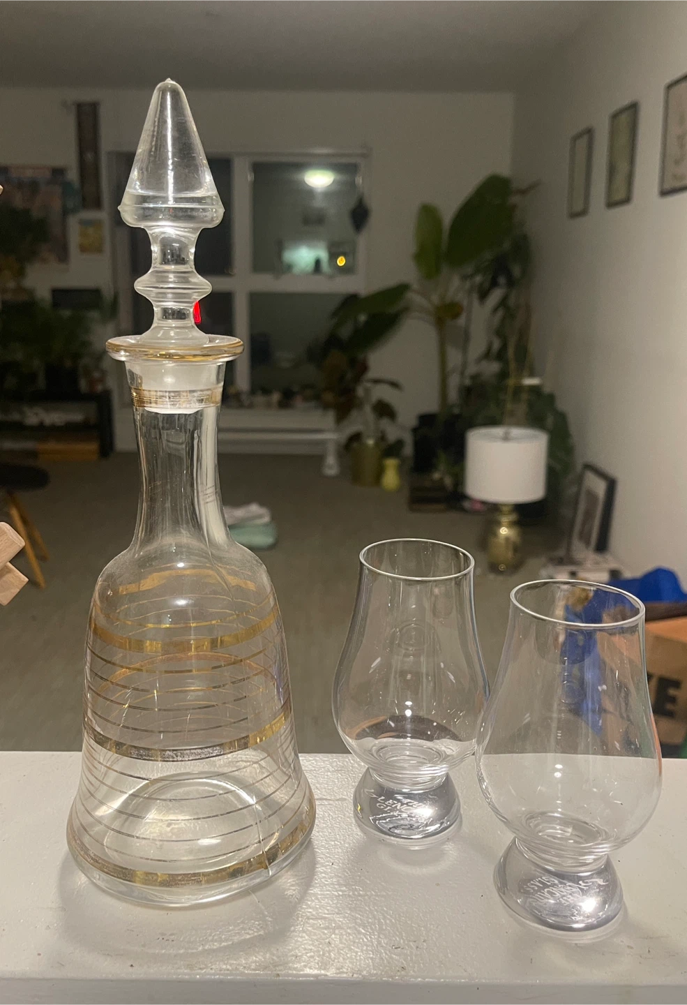 Vintage Whiskey Decanter Set with Glasses - photo 4