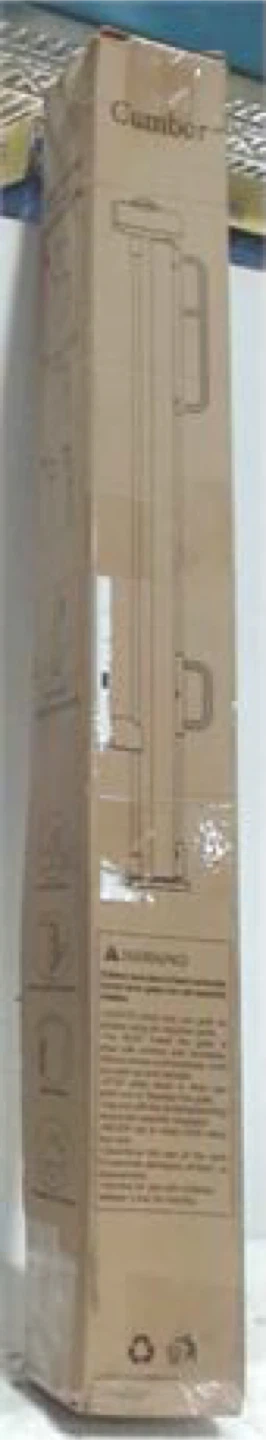 Cumbor 55"x34" Wide Retractable Baby Gate, White - photo 2