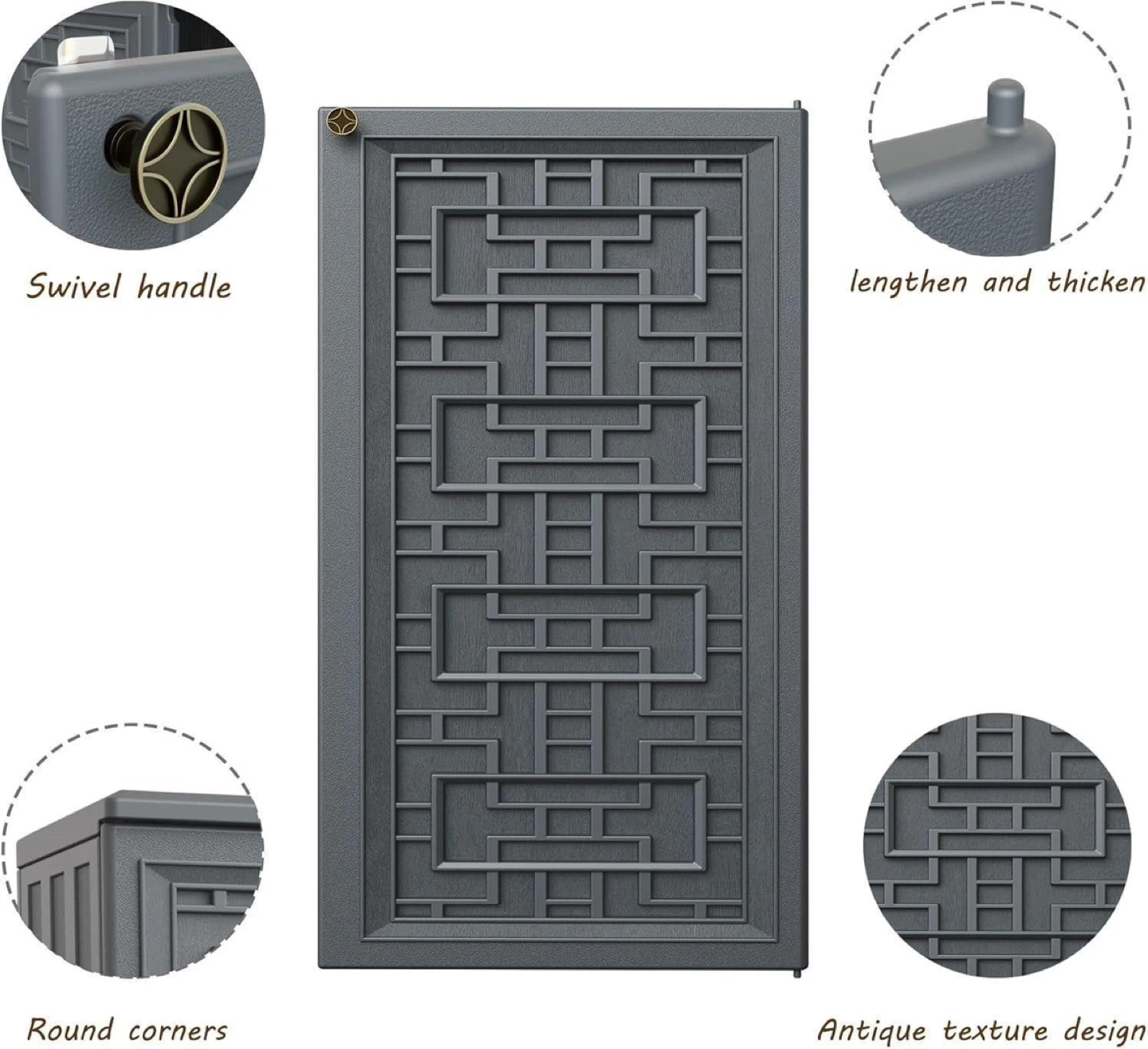 Mrosaa Indoor Outdoor Storage Cabinet - photo 3