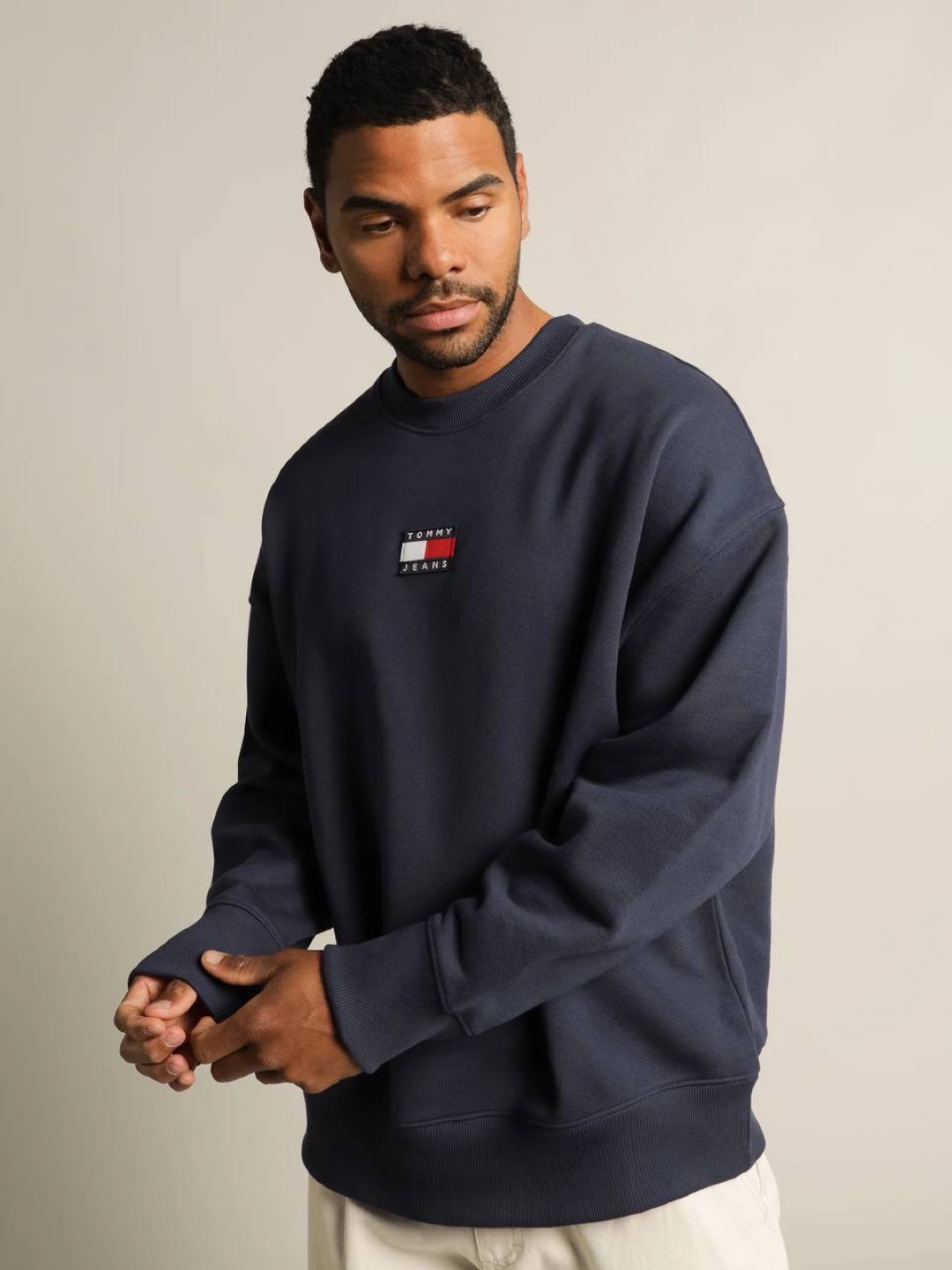 Tommy Jeans Navy Blue Sweatshirt - size M - photo 2