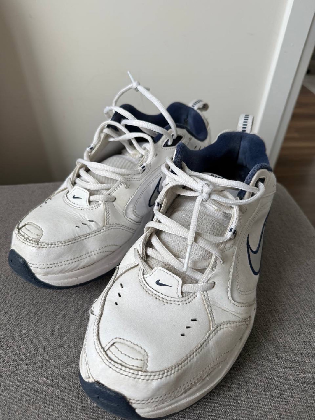 Nike Air Monarch IV White/Navy US 12 - photo 4