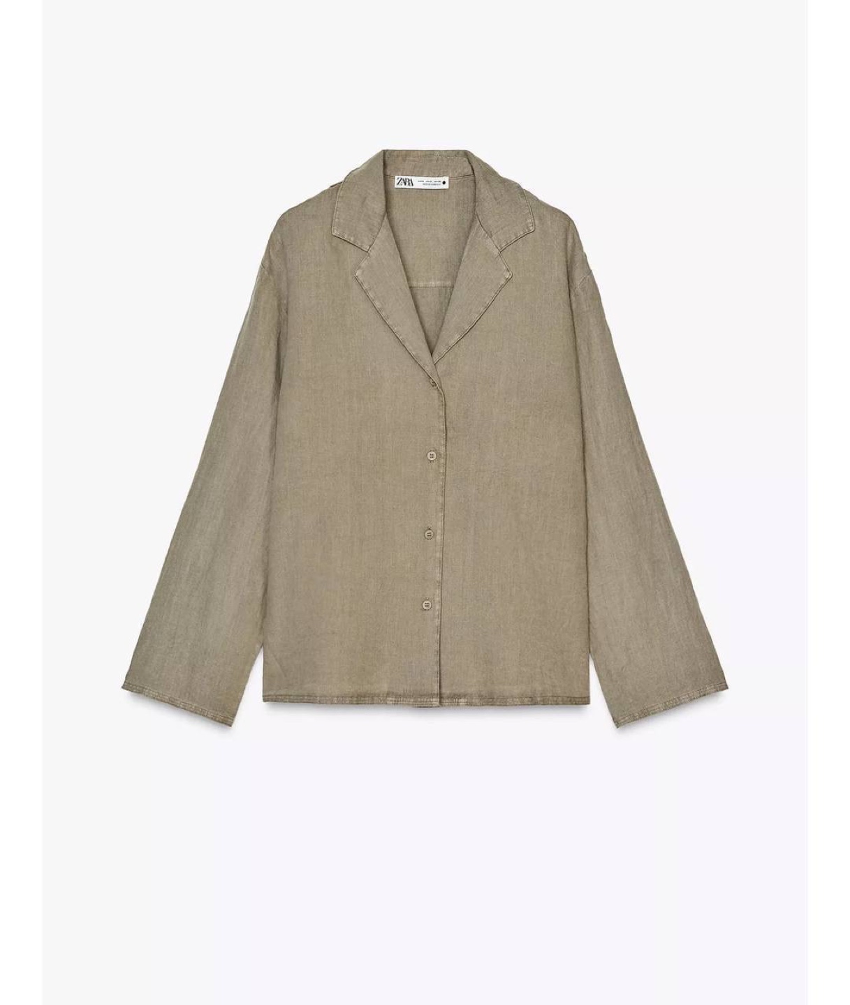Zara Linen Blend Overshirt XL