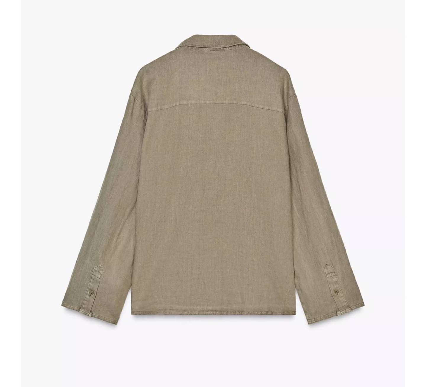 Zara Linen Blend Overshirt XL - photo 4