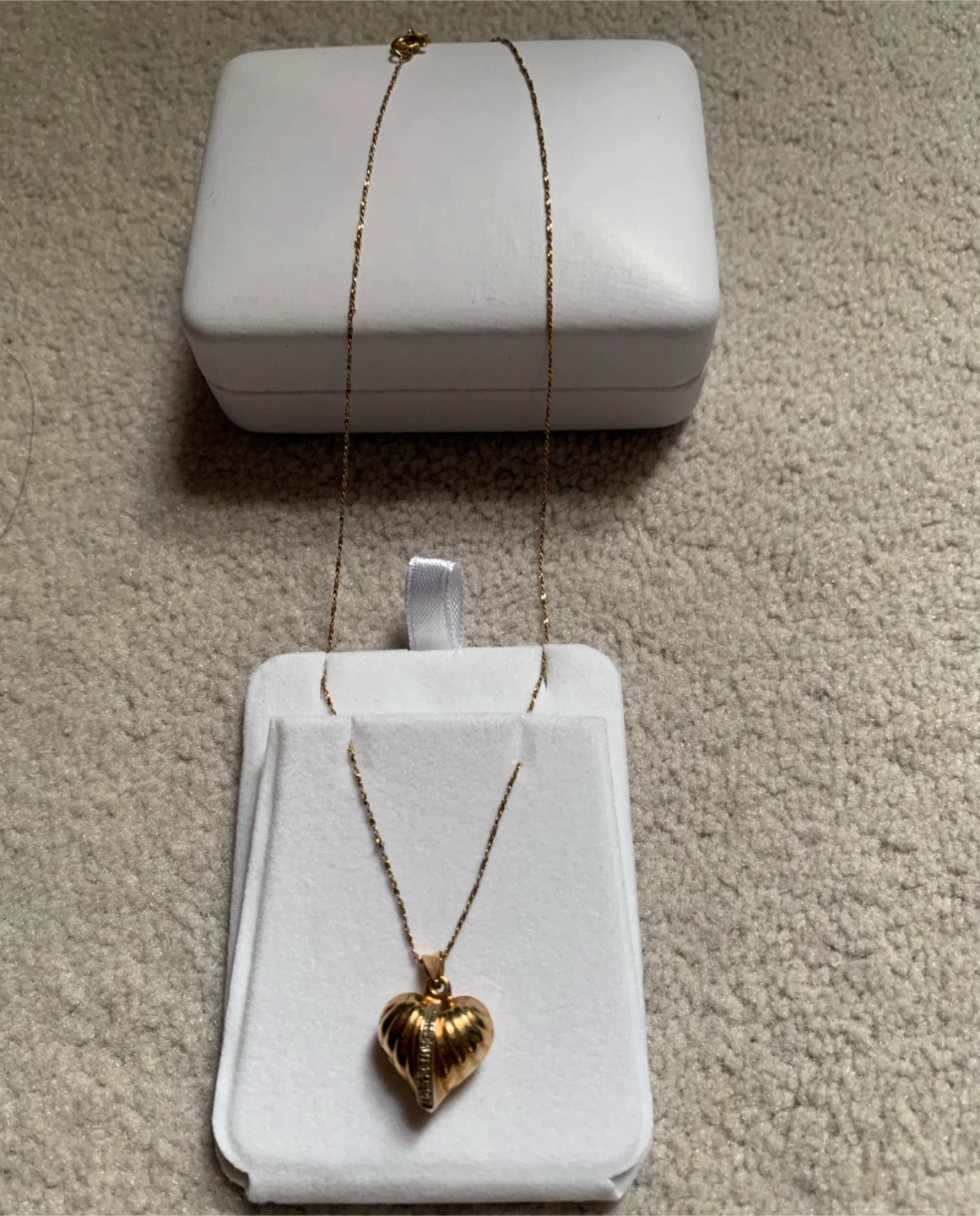 10K Yellow Gold  Heart Diamonds by People’s Jeweler