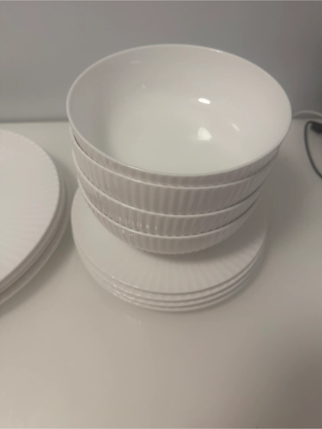 IKEA Vardagen Bowls and Plates - White - photo 3
