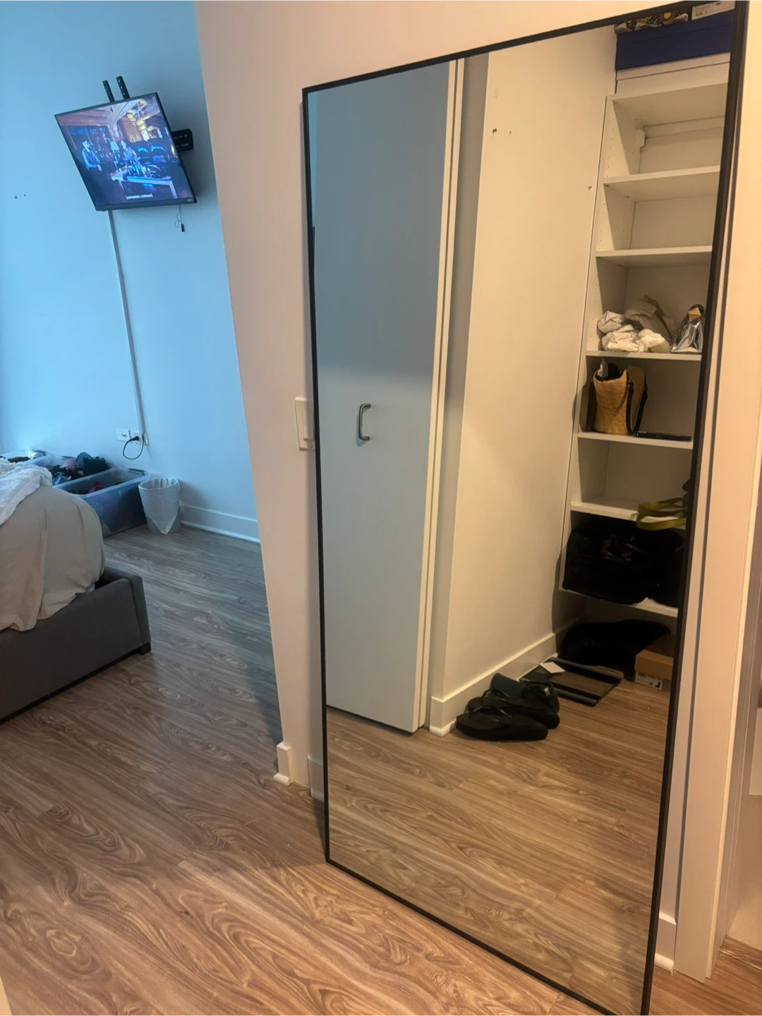 Black Framed Full Length Mirror