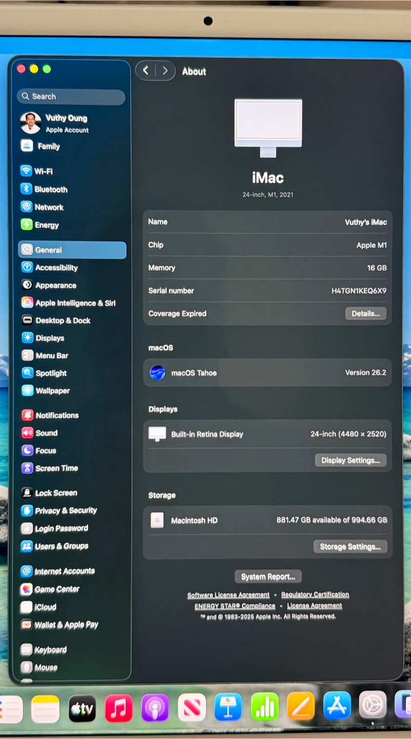 2021 Apple IMAC 24 Inch, Blue. - photo 5