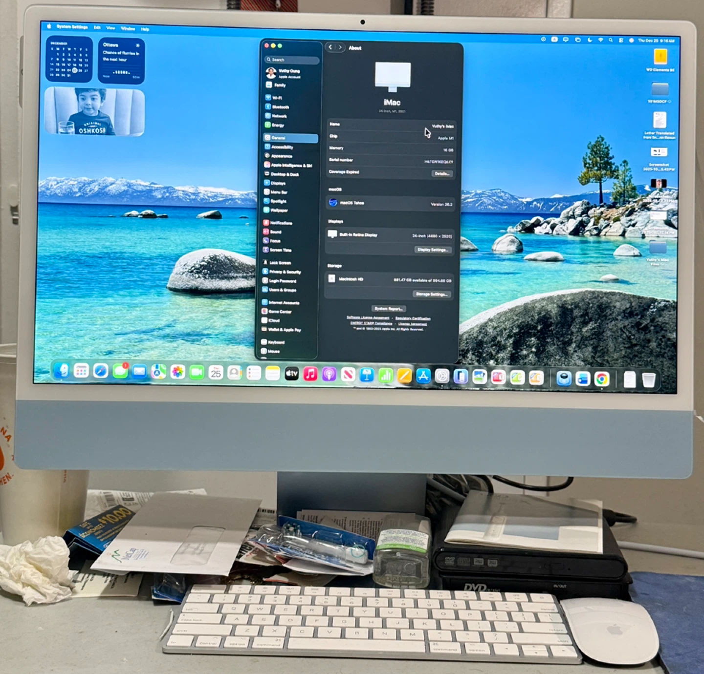 2021 Apple IMAC 24 Inch, Blue. - photo 4