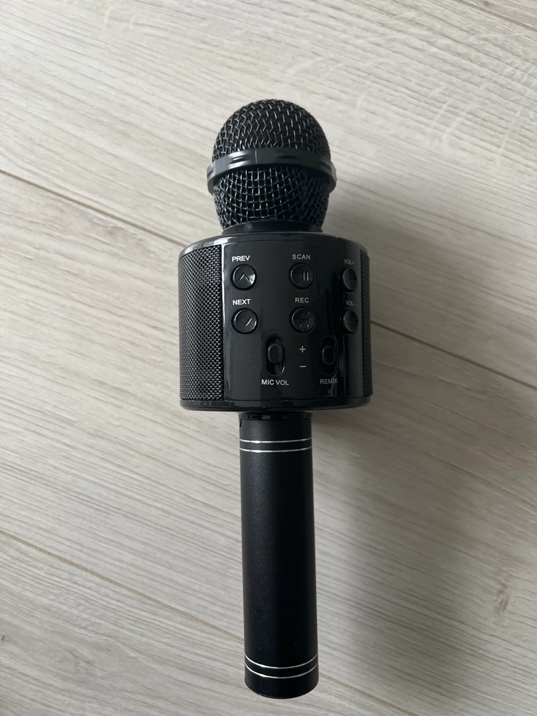 Black Karaoke Microphone