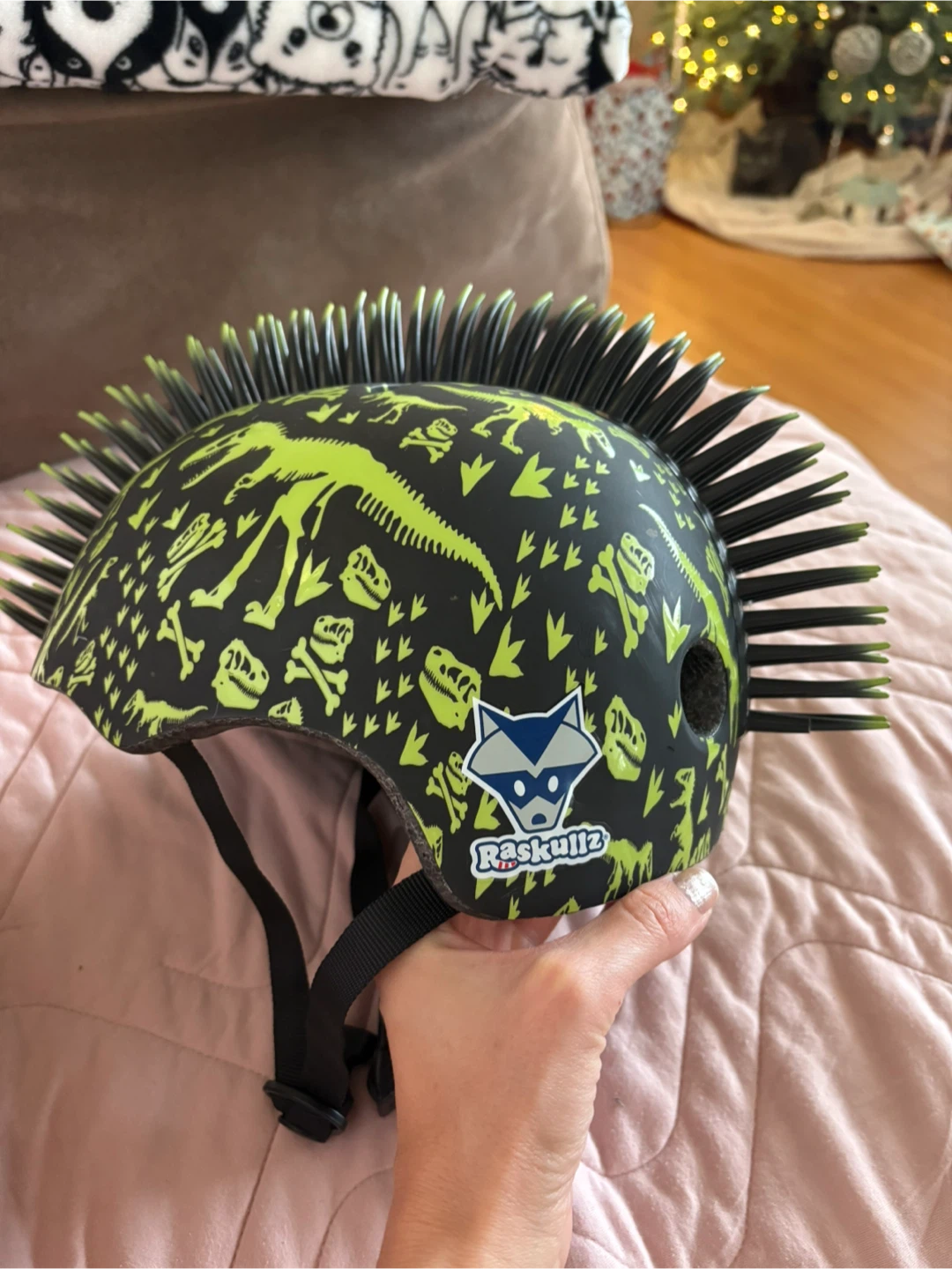 Raskullz Child Helmet - Dino Mohawk