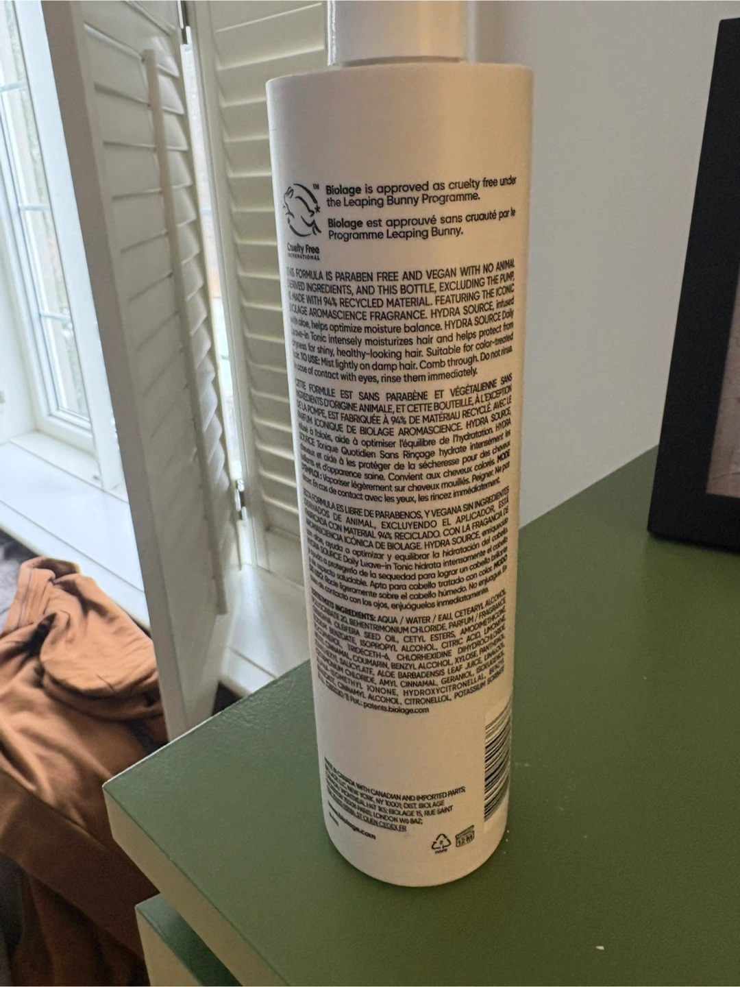 Biolage Hydra Source Daily Leave-in Tonic - photo 2