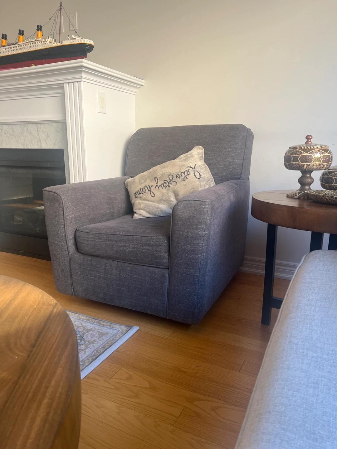 Grey Armchair