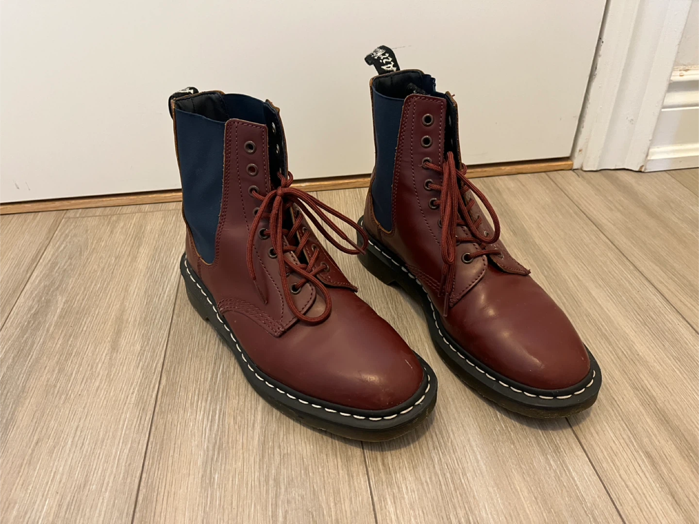 (Rare) Dr. Martens x Neighborhood Burgundy Boots - photo 2