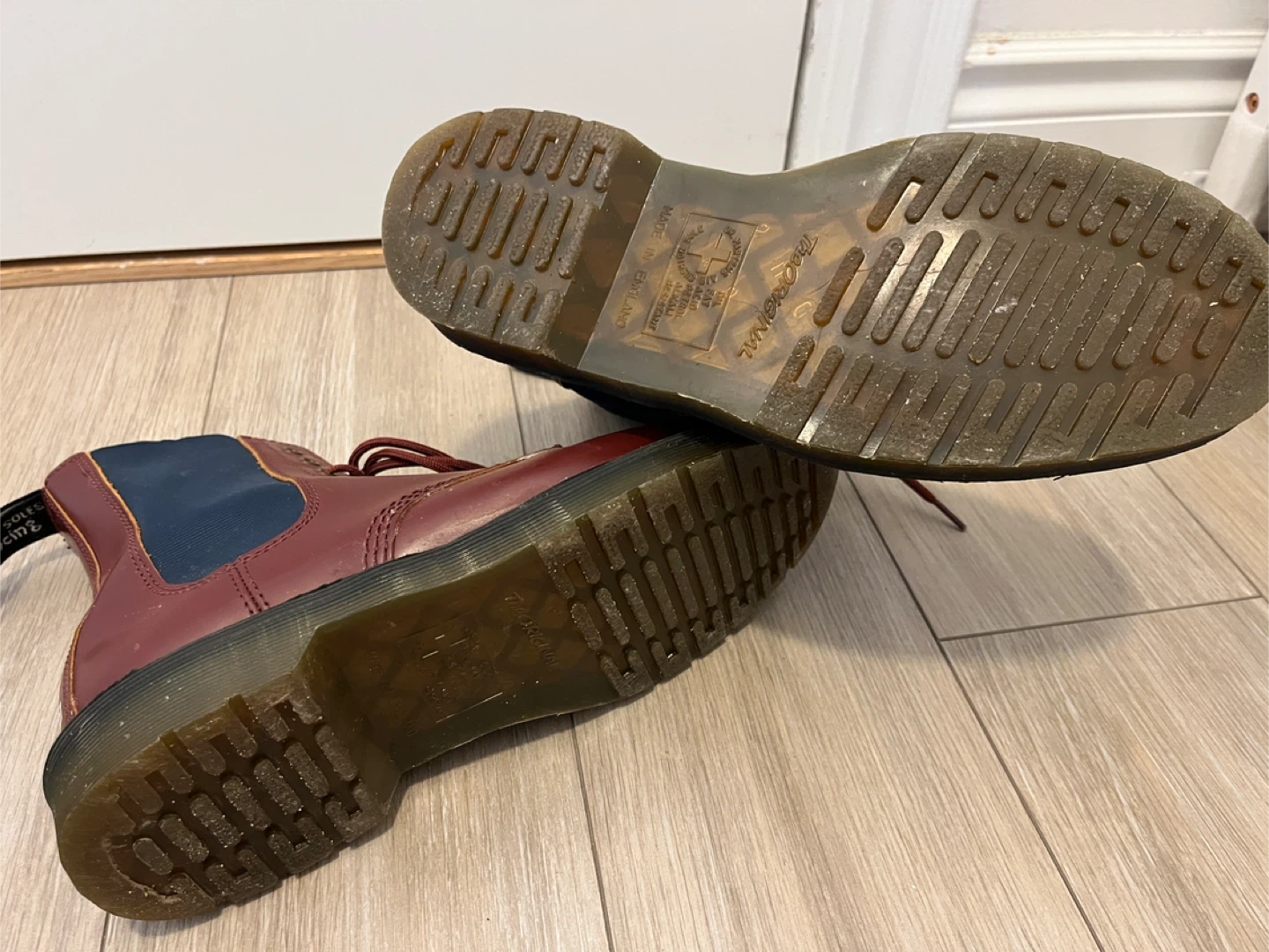 (Rare) Dr. Martens x Neighborhood Burgundy Boots - photo 4