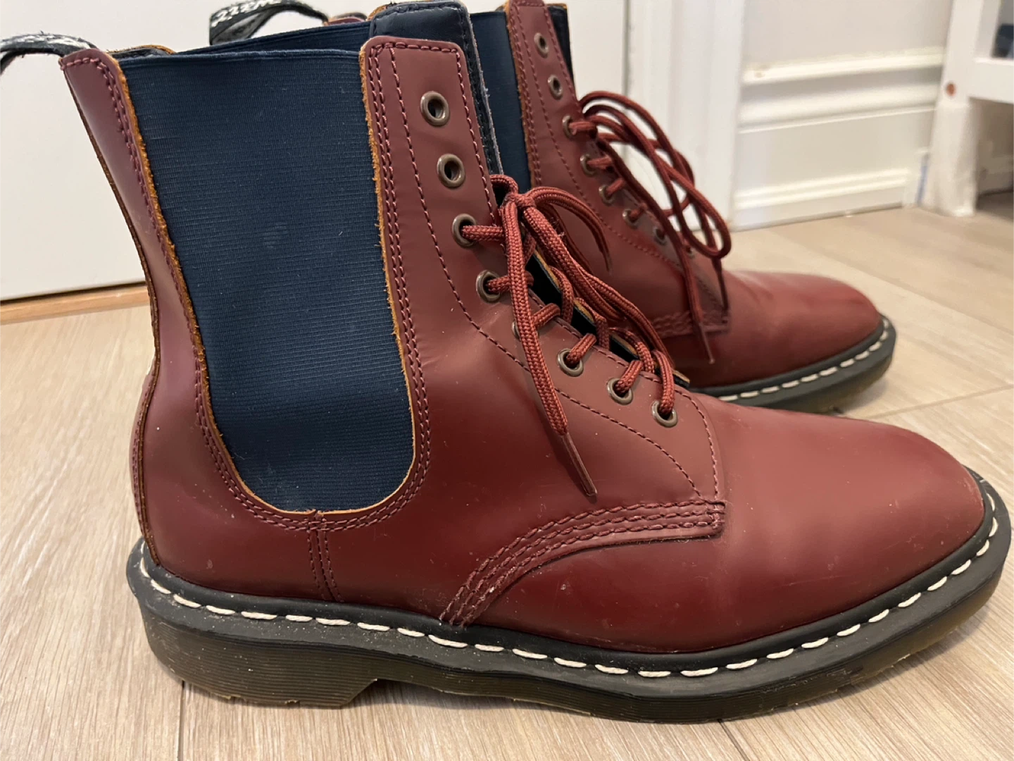 (Rare) Dr. Martens x Neighborhood Burgundy Boots - photo 3