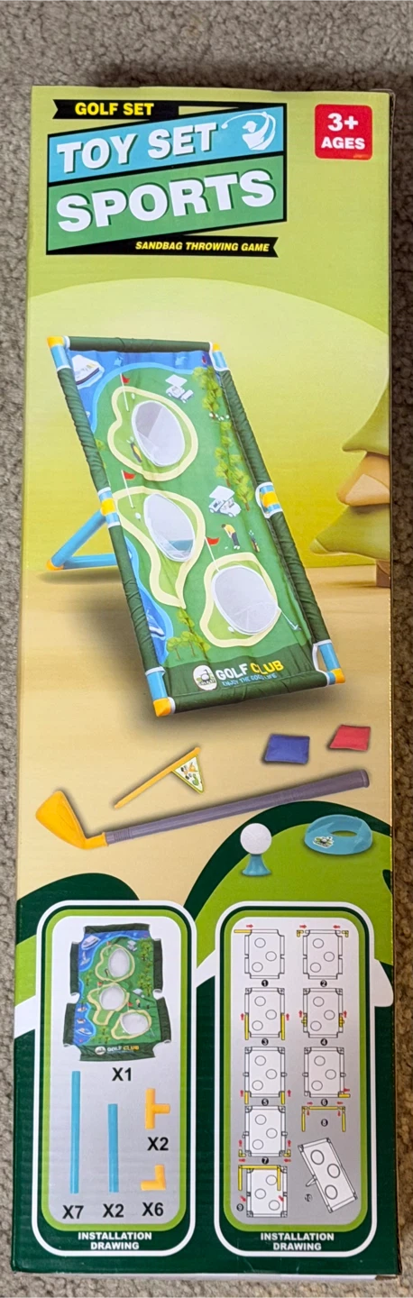 Golf Set Toy Set Sports Sandbag Throwing Game - photo 2