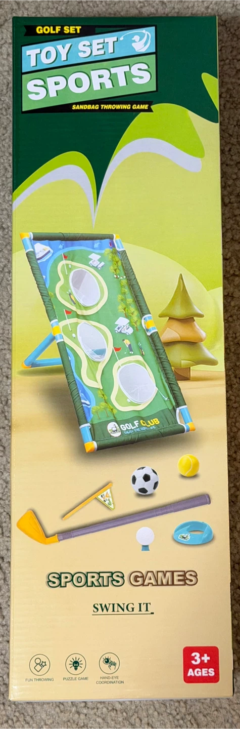Golf Set Toy Set Sports Sandbag Throwing Game