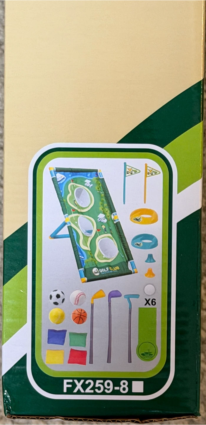 Golf Set Toy Set Sports Sandbag Throwing Game - photo 3